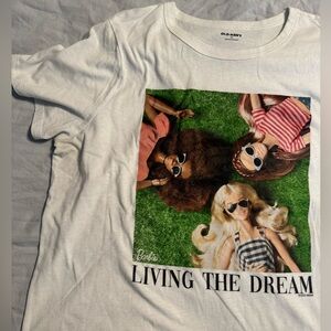 Barbie Cropped short sleeve tee Old Navy Size XL